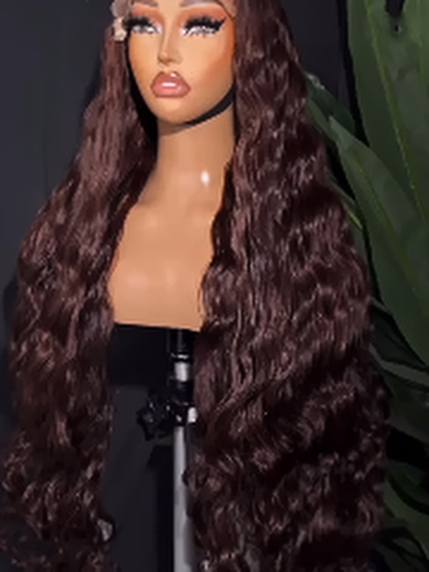 Long wave human hair unit at Enjay Beauty Hub